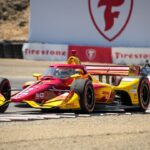 Alex Palou driving at Laguna Seca