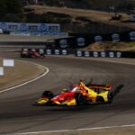 Alex Palou driving at Laguna Seca