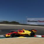 Alex Palou driving at Laguna Seca