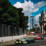 Alexander Rossi driving at Toronto