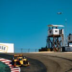 Christian Lundgaard driving at Laguna Seca
