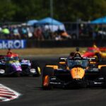 Pato O'Ward driving at Portland