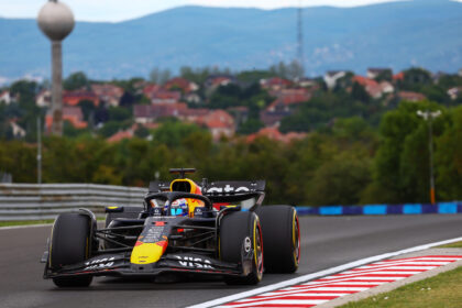 Max Verstappen's Red Bull in Hungary