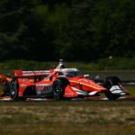 Will Power driving at Portland